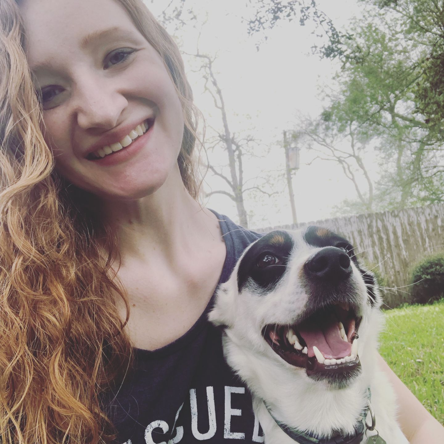 Owner-dog selfies: Trooper